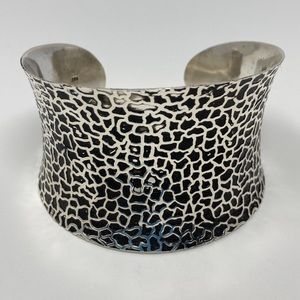Women pattern sterling silver 925 cuff